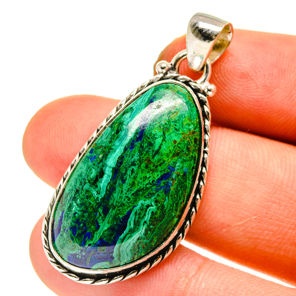 Azurite Pendants handcrafted by Anasilvercos - PD760797
