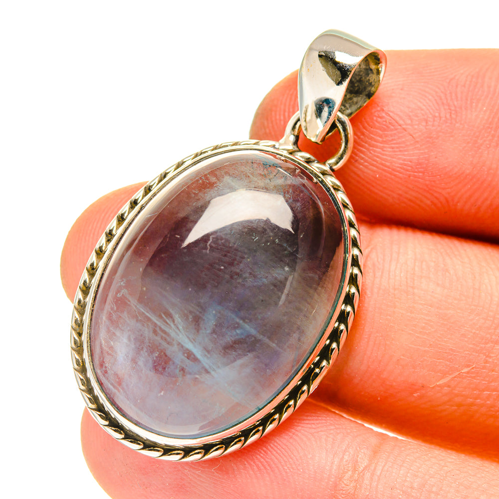 Blue Fluorite Pendants handcrafted by Anasilvercos - PD760807
