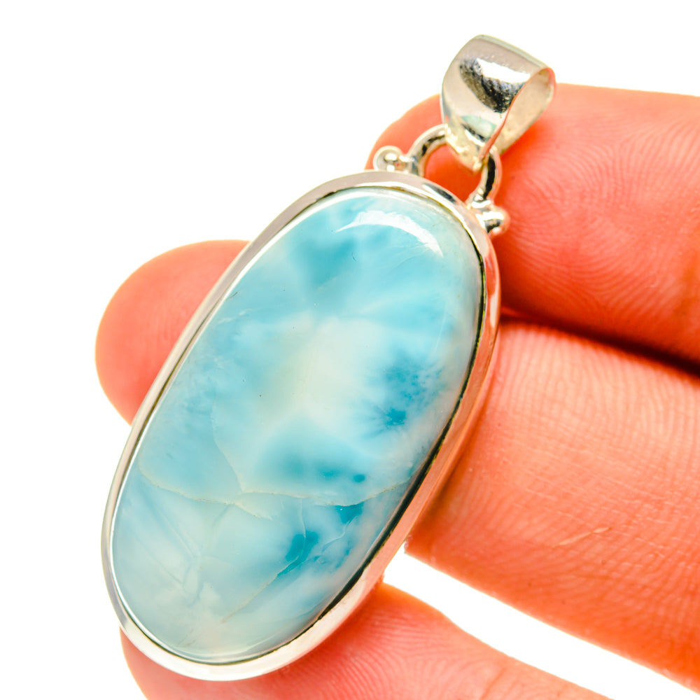 Larimar Pendants handcrafted by Anasilvercos - PD760828