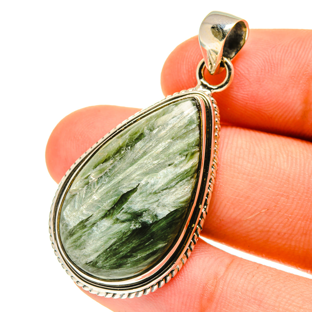 Seraphinite Pendants handcrafted by Anasilvercos - PD760836