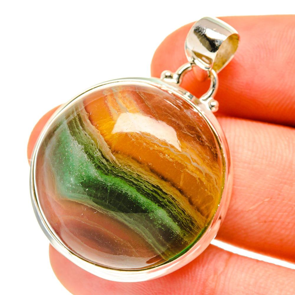 Fluorite Pendants handcrafted by Anasilvercos - PD760839