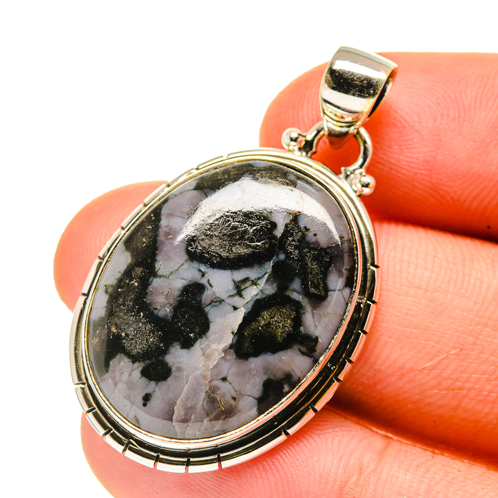 Gabbro Stone Pendants handcrafted by Anasilvercos - PD760841