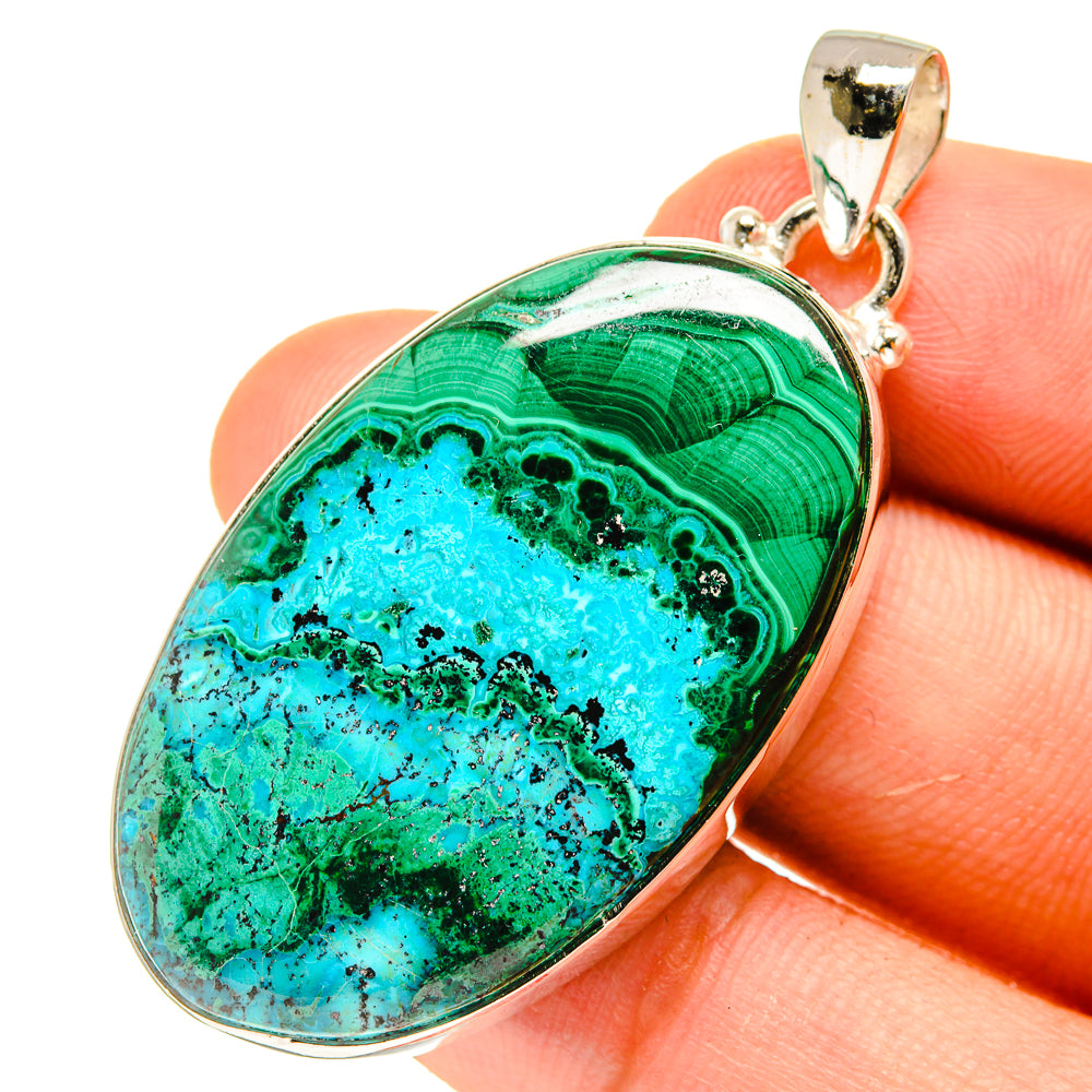 Chrysocolla Pendants handcrafted by Anasilvercos - PD760853