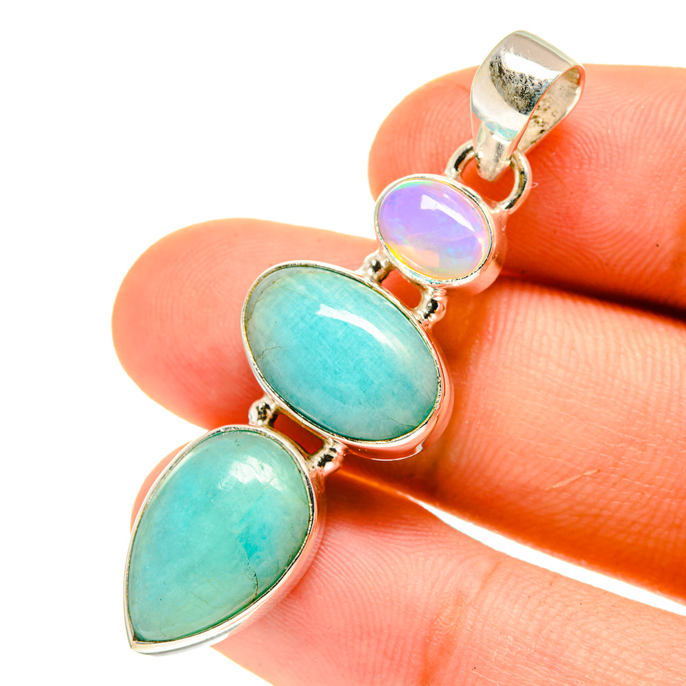 Larimar Pendants handcrafted by Anasilvercos - PD760857