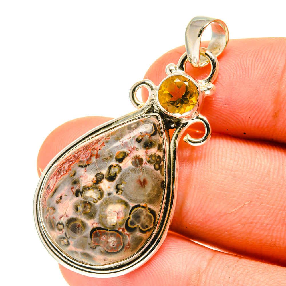 Poppy Jasper Pendants handcrafted by Anasilvercos - PD760867