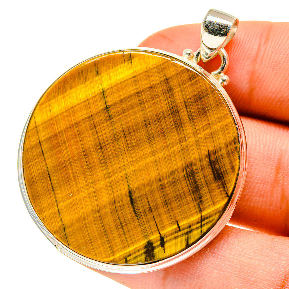 Tiger Eye Pendants handcrafted by Anasilvercos - PD760874