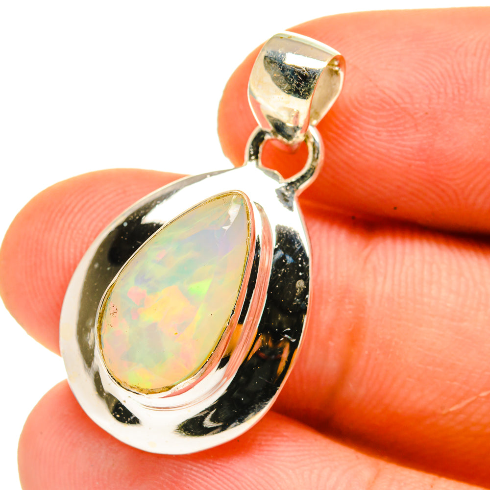 Ethiopian Opal Pendants handcrafted by Anasilvercos - PD760897