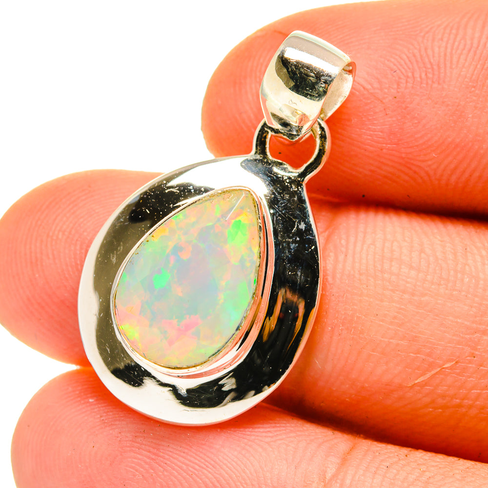 Ethiopian Opal Pendants handcrafted by Anasilvercos - PD760898