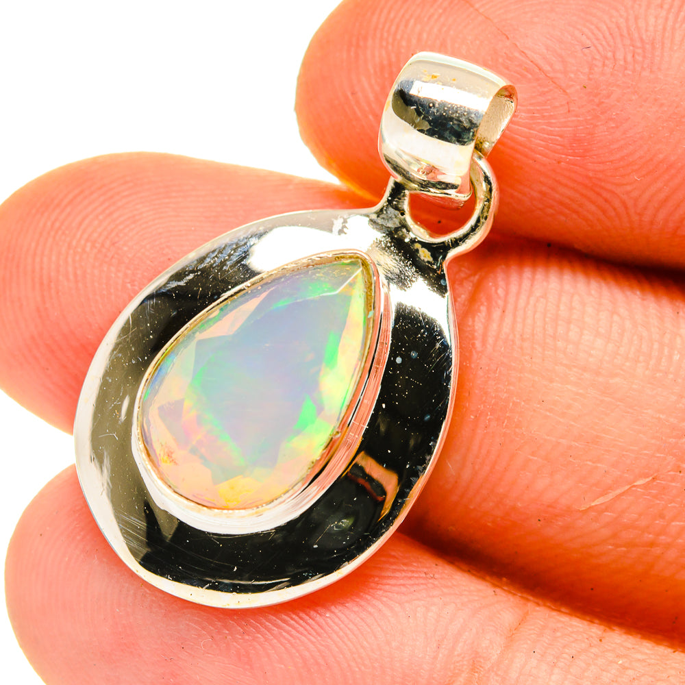 Ethiopian Opal Pendants handcrafted by Anasilvercos - PD760901