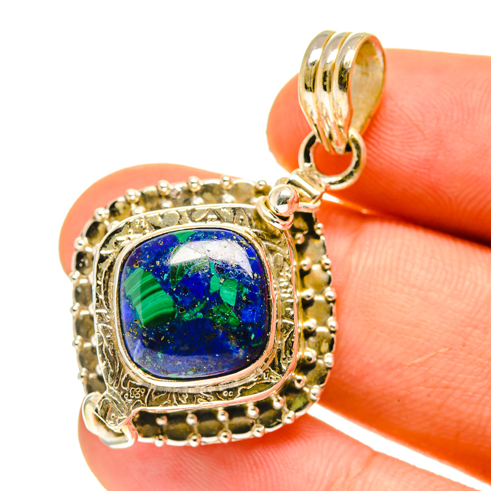 Azurite Pendants handcrafted by Anasilvercos - PD760910