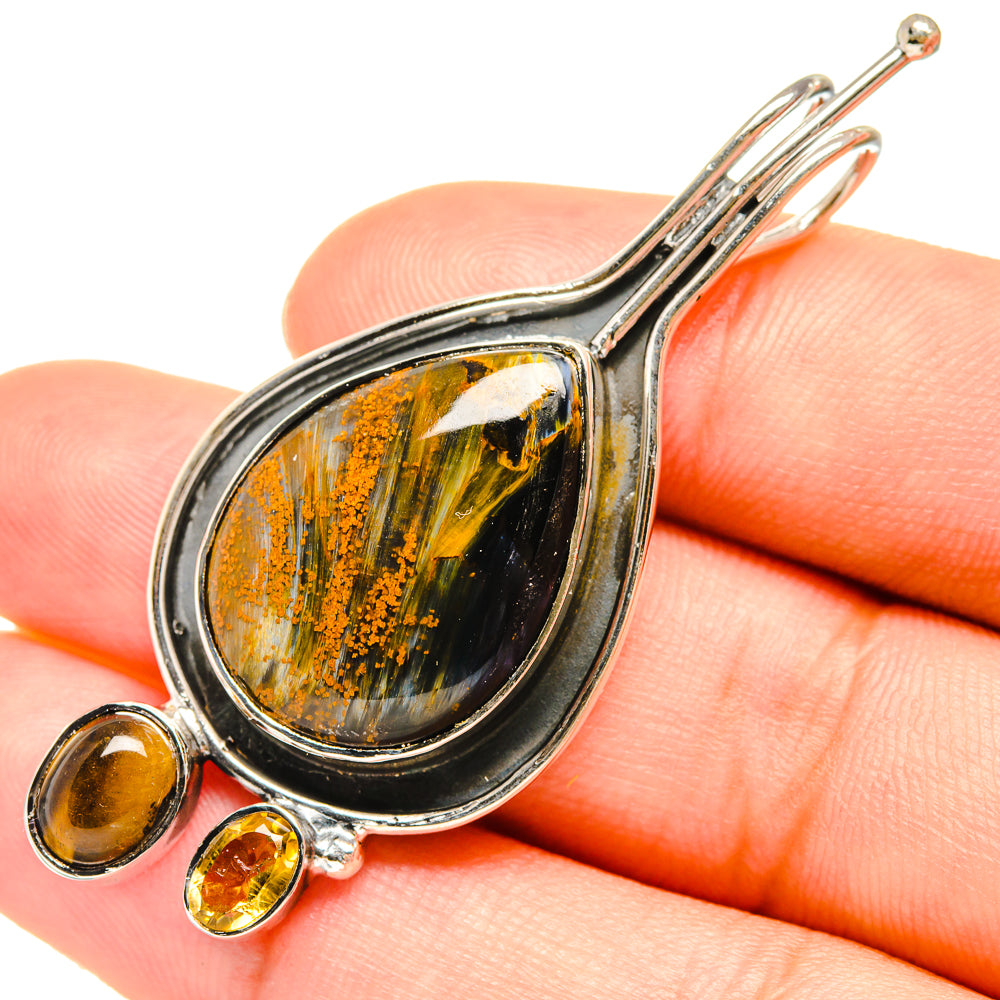Pietersite Pendants handcrafted by Anasilvercos - PD7635