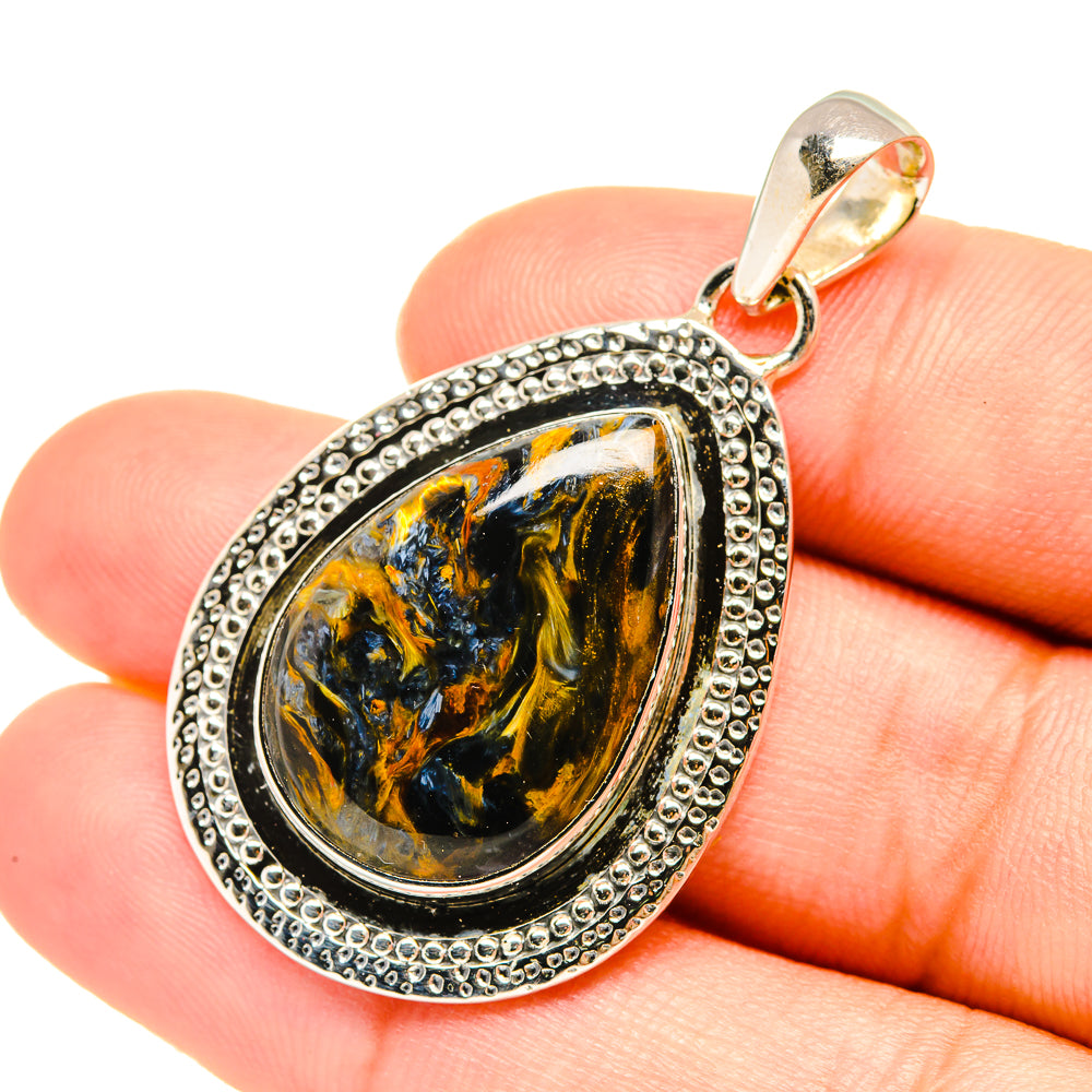 Pietersite Pendants handcrafted by Anasilvercos - PD7636