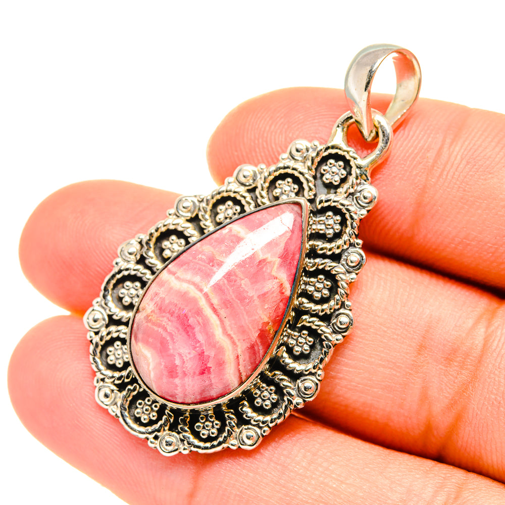 Rhodochrosite Pendants handcrafted by Anasilvercos - PD7642