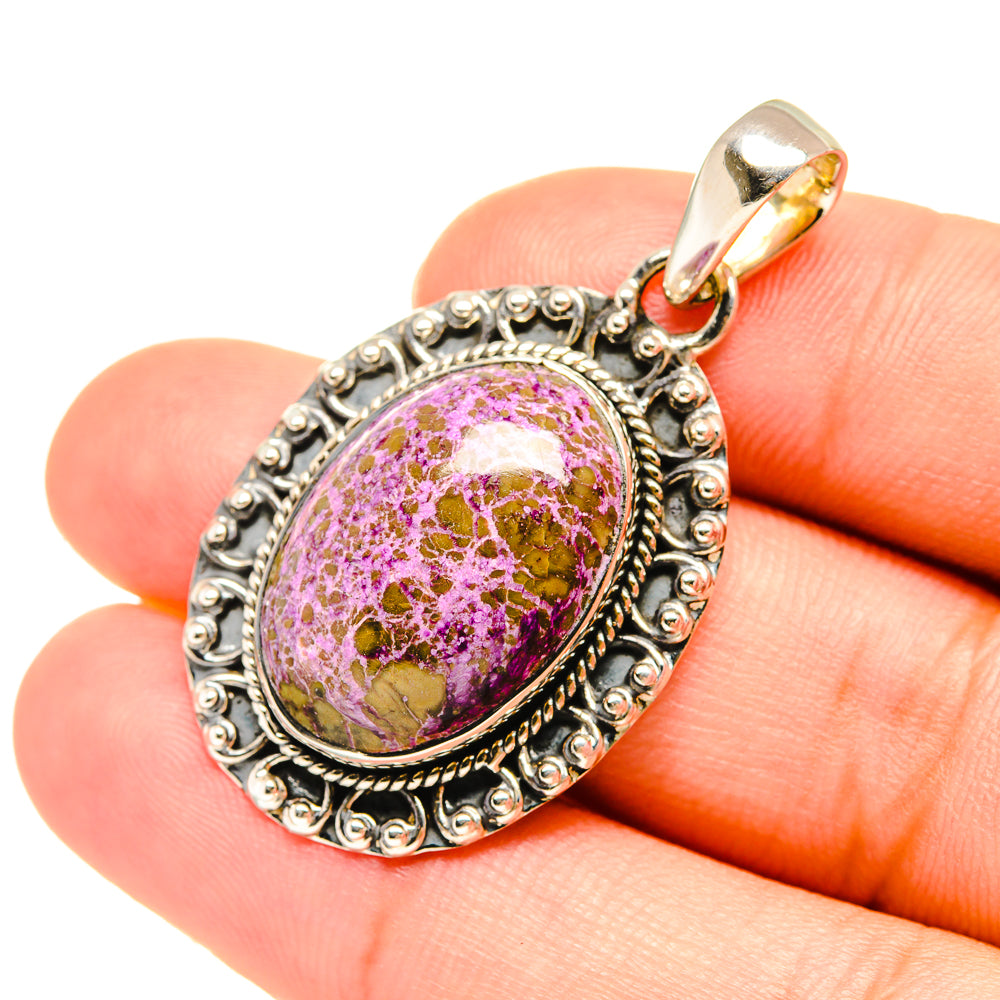 Stichtite Pendants handcrafted by Anasilvercos - PD7654