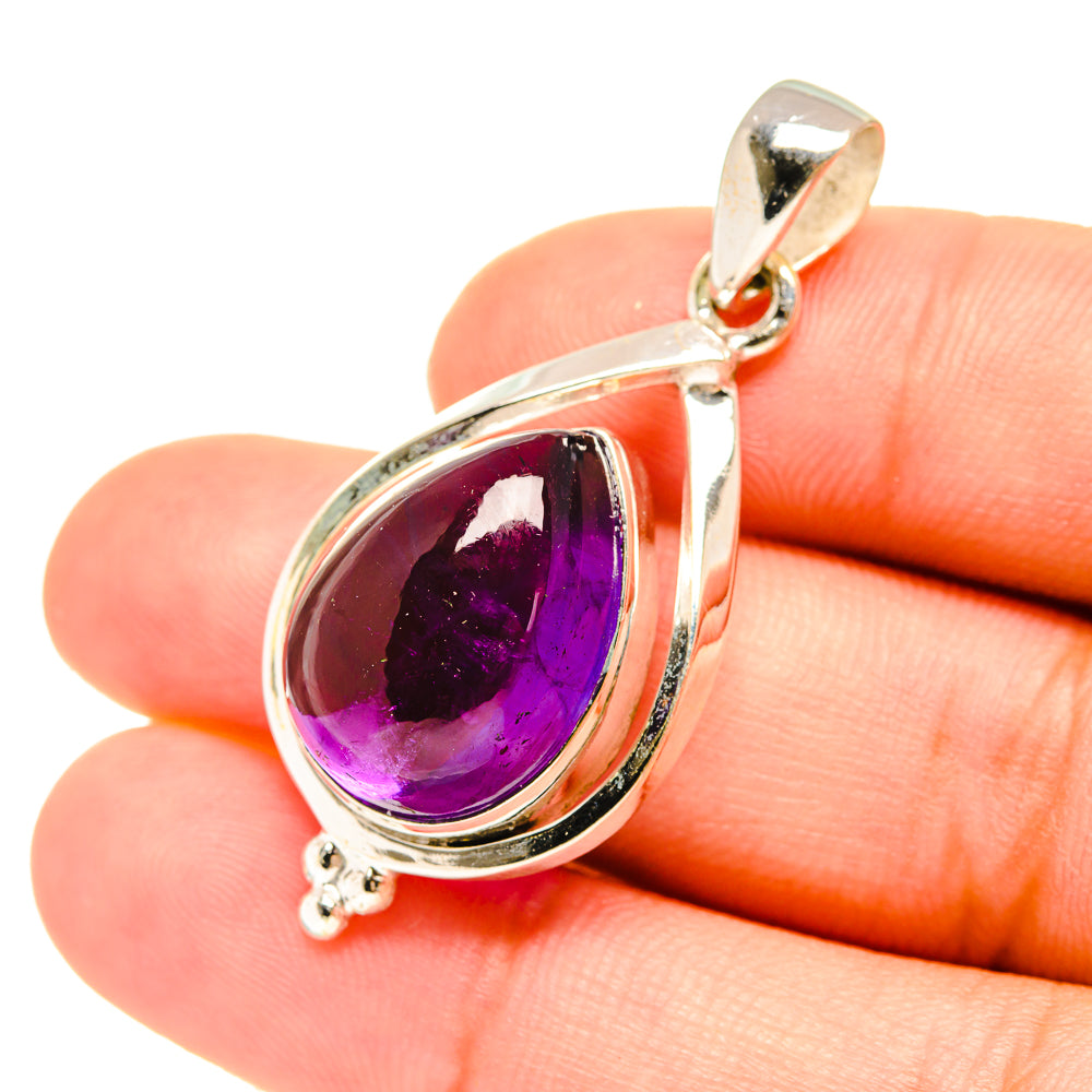 Amethyst Pendants handcrafted by Anasilvercos - PD7660