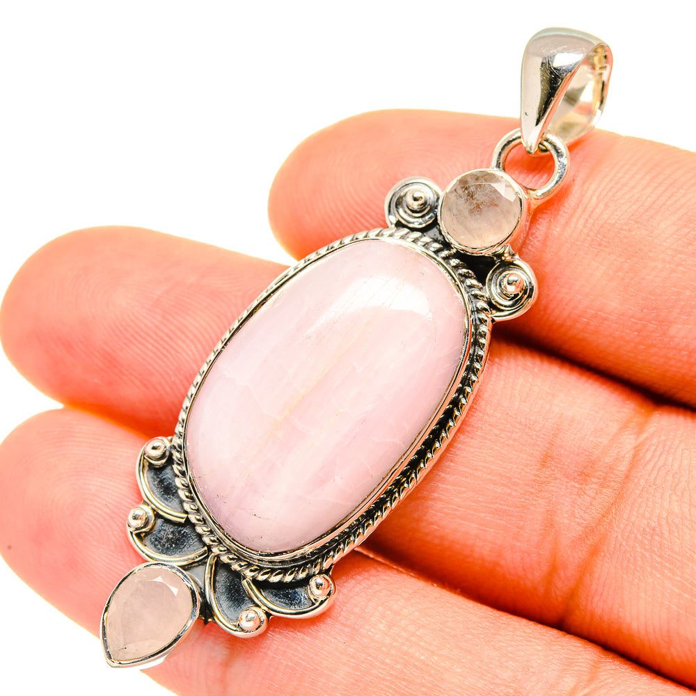 Pink Opal Pendants handcrafted by Anasilvercos - PD7680