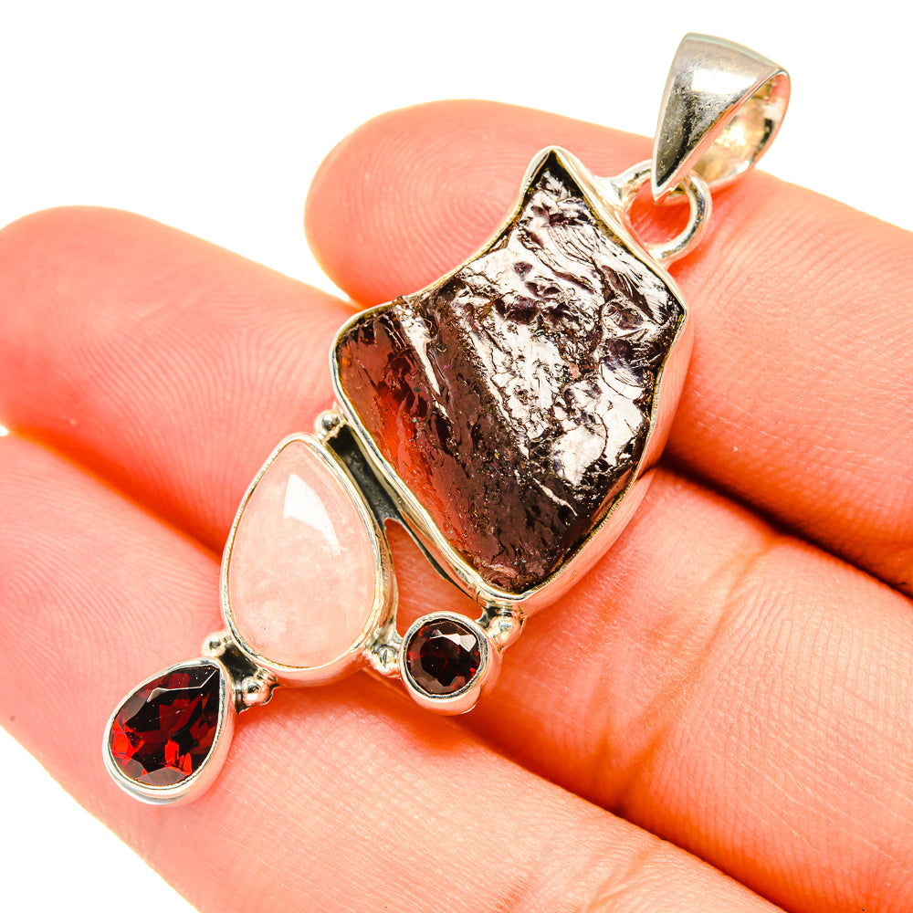 Garnet Pendants handcrafted by Anasilvercos - PD7692