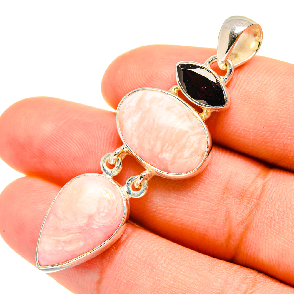 Rhodochrosite Pendants handcrafted by Anasilvercos - PD7696