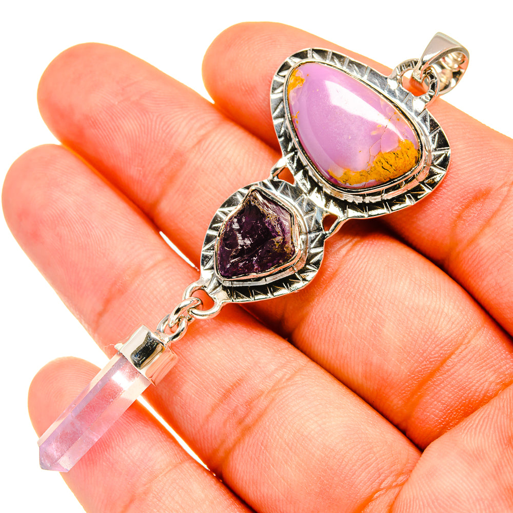 Phosphosiderite Pendants handcrafted by Anasilvercos - PD7700