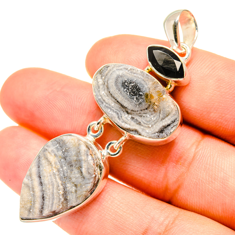 Desert Druzy Pendants handcrafted by Anasilvercos - PD7718