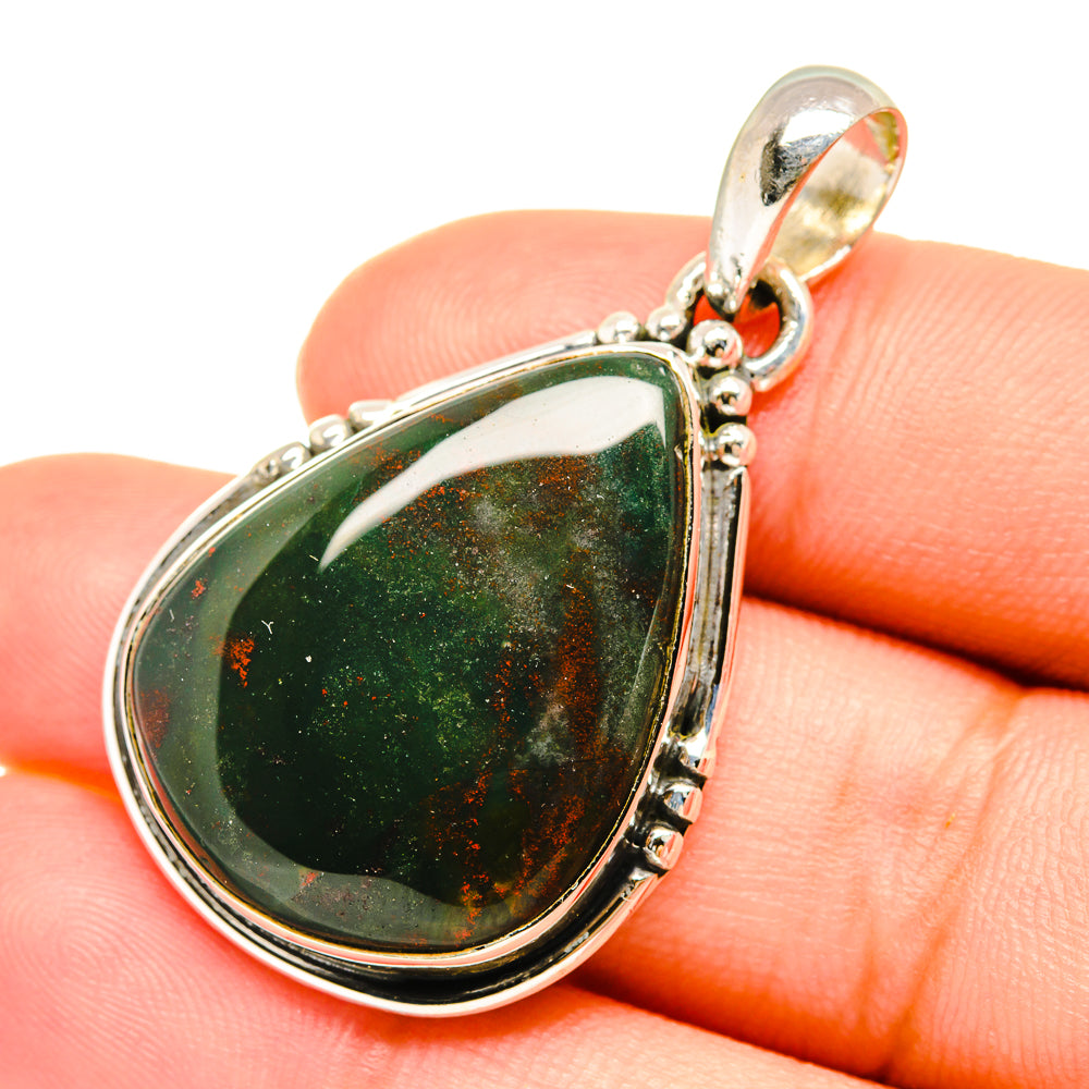 Bloodstone Pendants handcrafted by Anasilvercos - PD7722