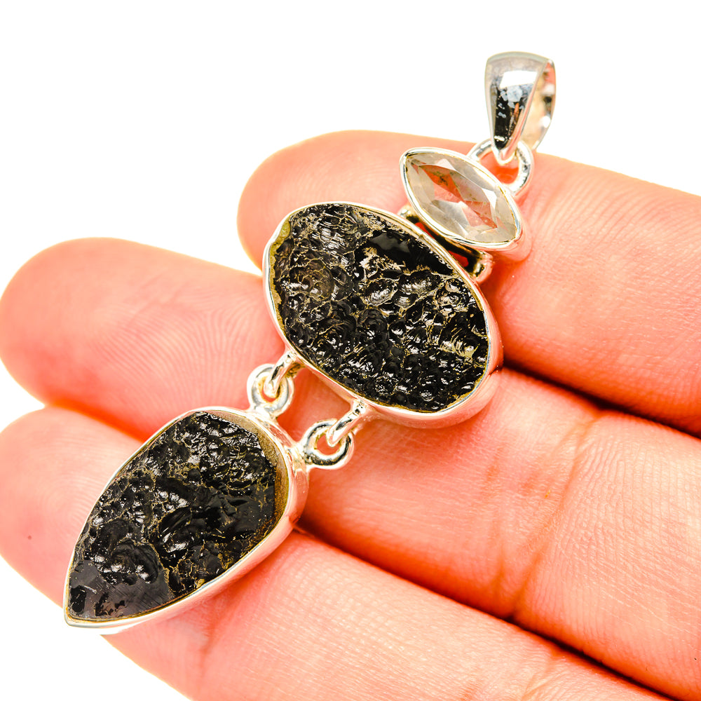 Tektite Pendants handcrafted by Anasilvercos - PD7723