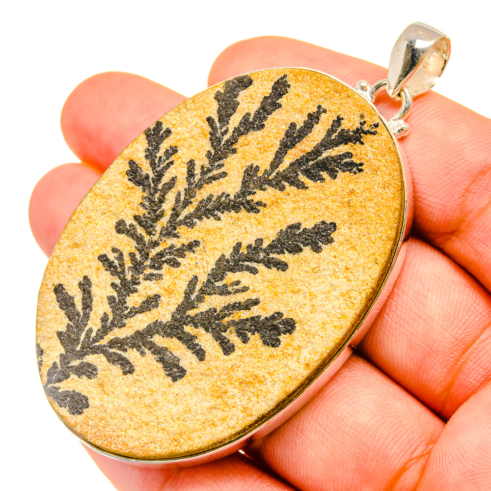 Germany Psilomelane Dendrite Pendants handcrafted by Anasilvercos - PD7749