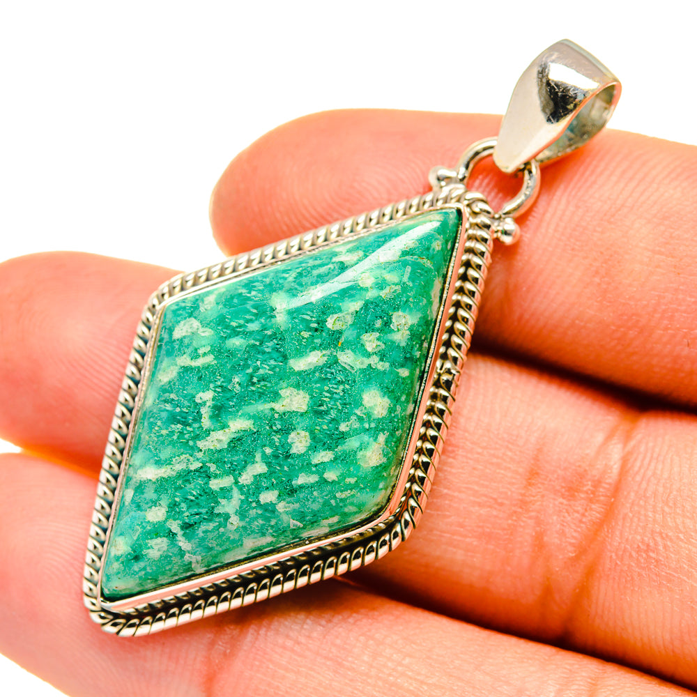 Amazonite Pendants handcrafted by Anasilvercos - PD7815