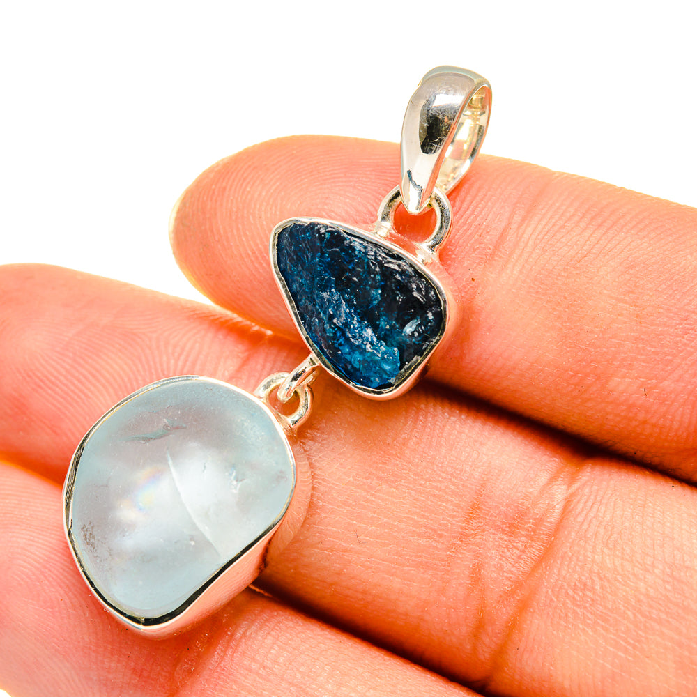Aquamarine Pendants handcrafted by Anasilvercos - PD7820