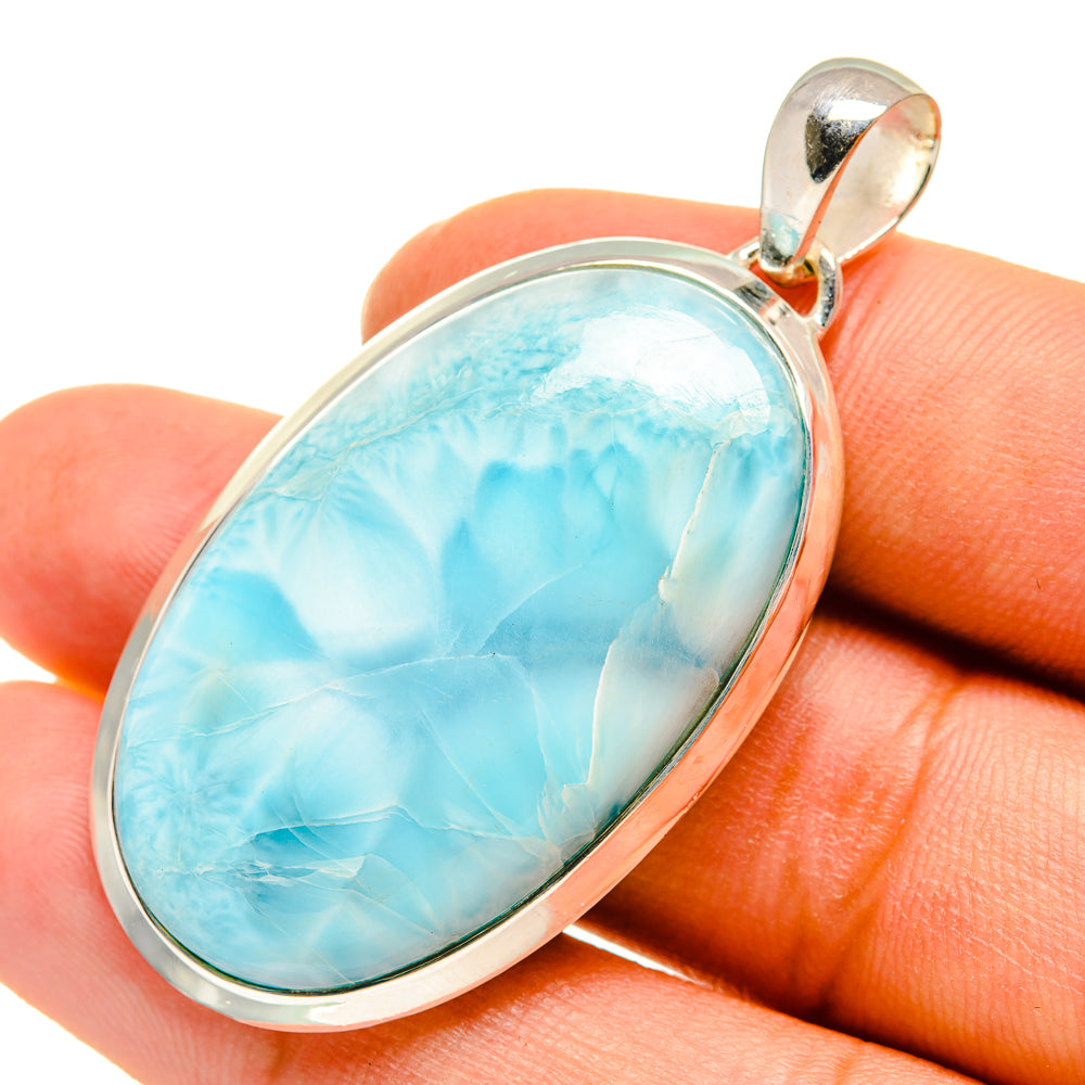 Larimar Pendants handcrafted by Anasilvercos - PD7825
