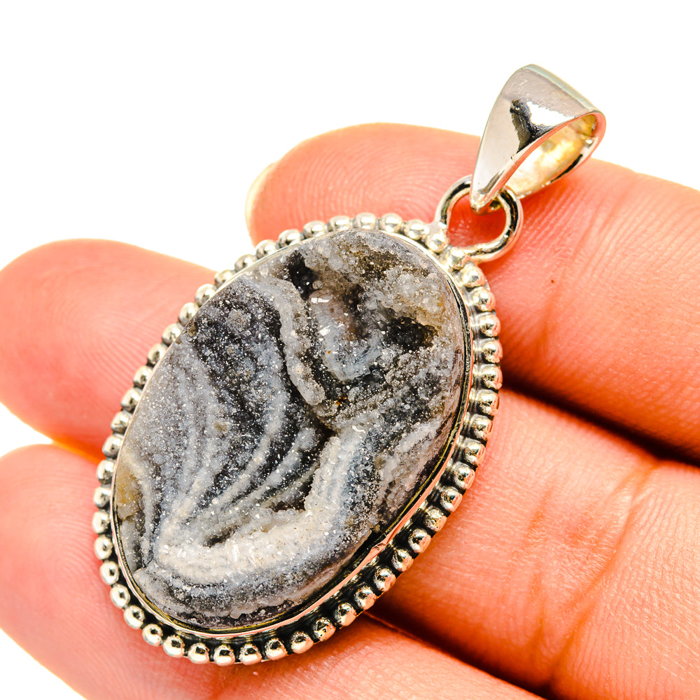 Desert Druzy Pendants handcrafted by Anasilvercos - PD7845