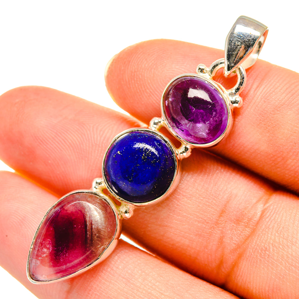 Amethyst Pendants handcrafted by Anasilvercos - PD7851