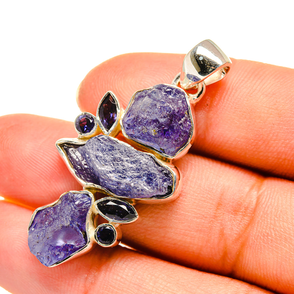 Tanzanite Pendants handcrafted by Anasilvercos - PD7852