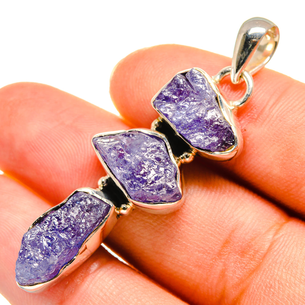 Tanzanite Pendants handcrafted by Anasilvercos - PD7853