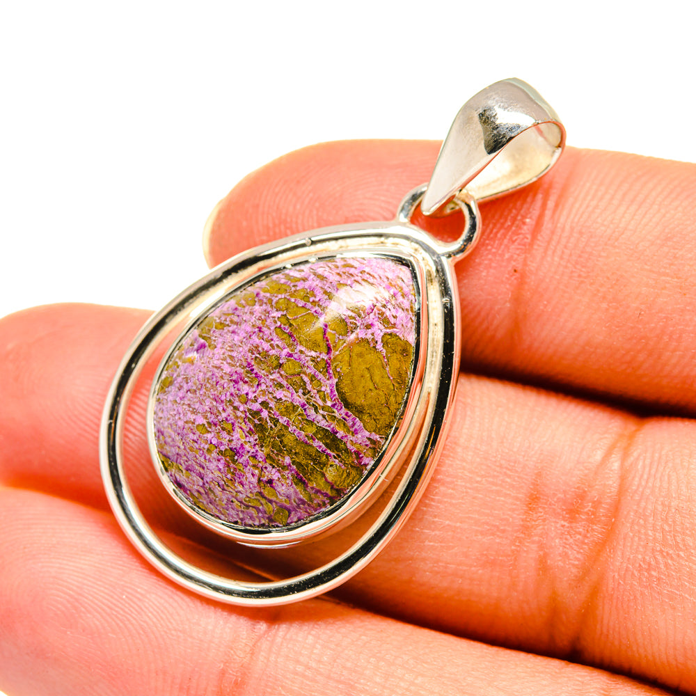 Stichtite Pendants handcrafted by Anasilvercos - PD7855