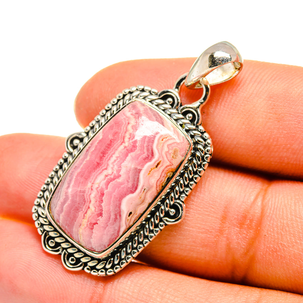 Rhodochrosite Pendants handcrafted by Anasilvercos - PD7883