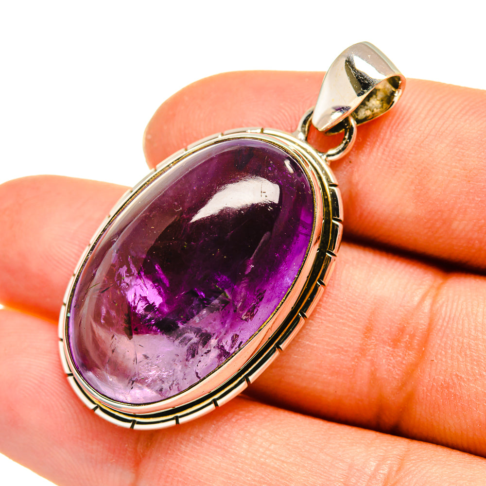 Amethyst Pendants handcrafted by Anasilvercos - PD7888