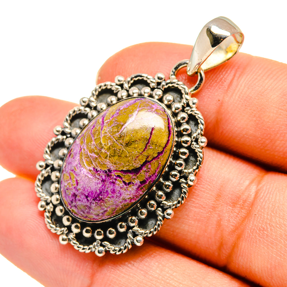 Stichtite Pendants handcrafted by Anasilvercos - PD7890