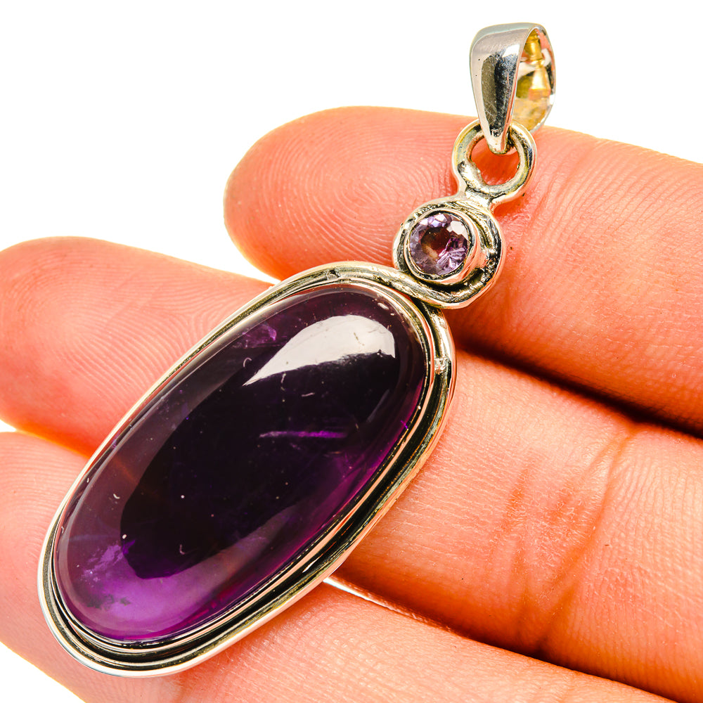 Amethyst Pendants handcrafted by Anasilvercos - PD7900
