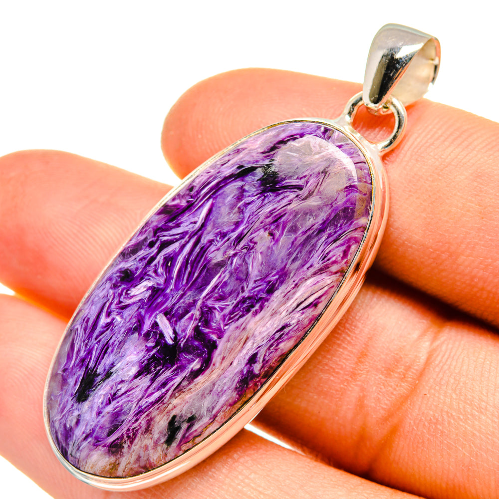 Charoite Pendants handcrafted by Anasilvercos - PD7901