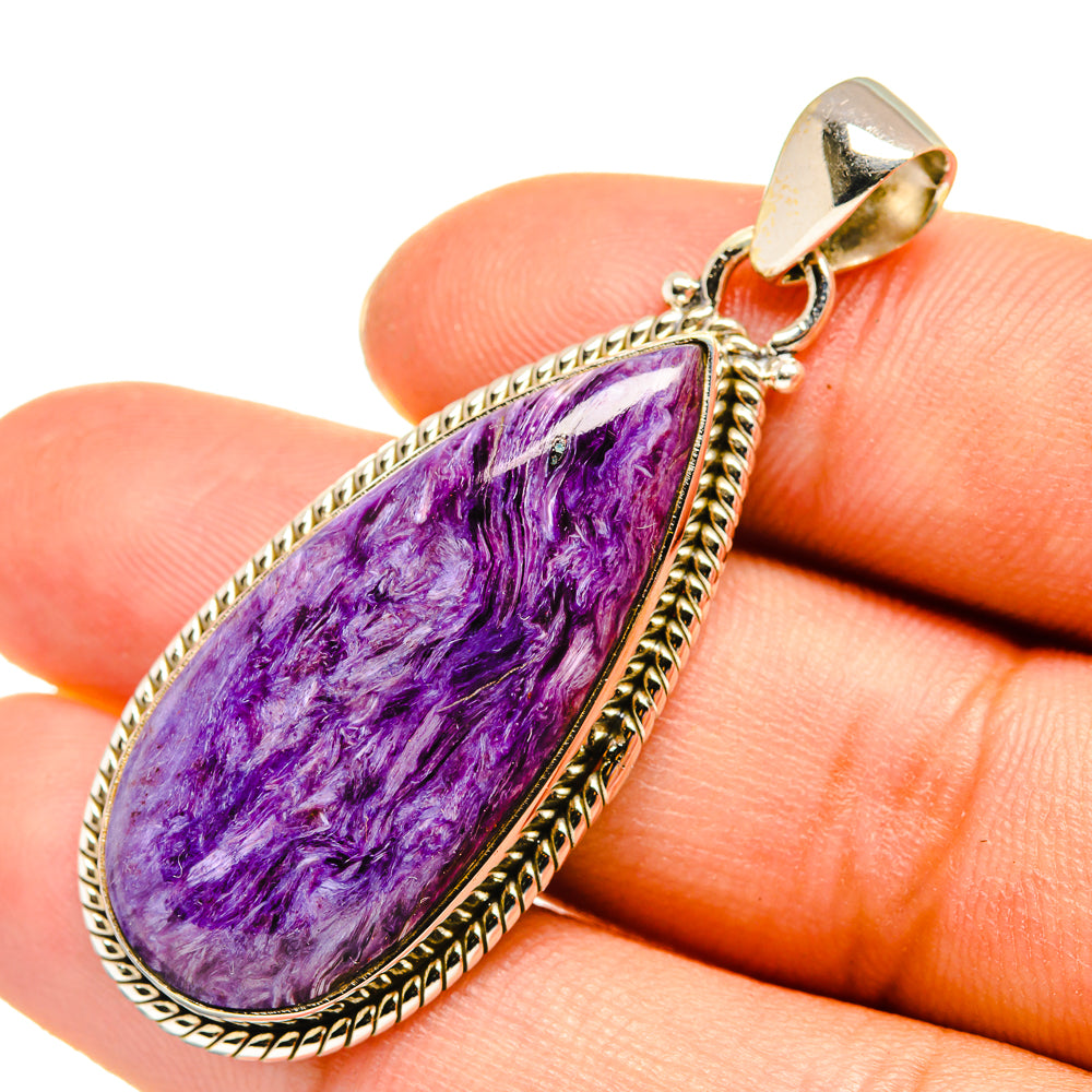 Charoite Pendants handcrafted by Anasilvercos - PD7902