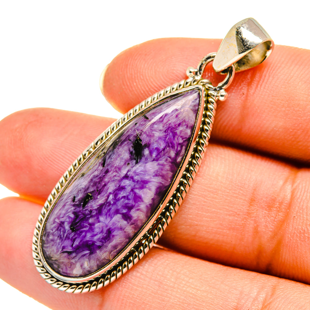 Charoite Pendants handcrafted by Anasilvercos - PD7910
