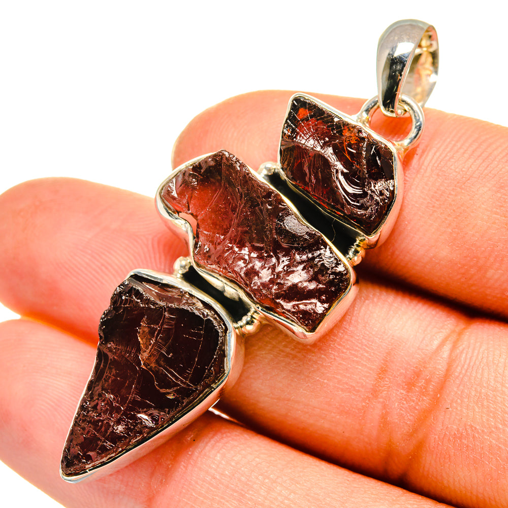 Garnet Pendants handcrafted by Anasilvercos - PD7919