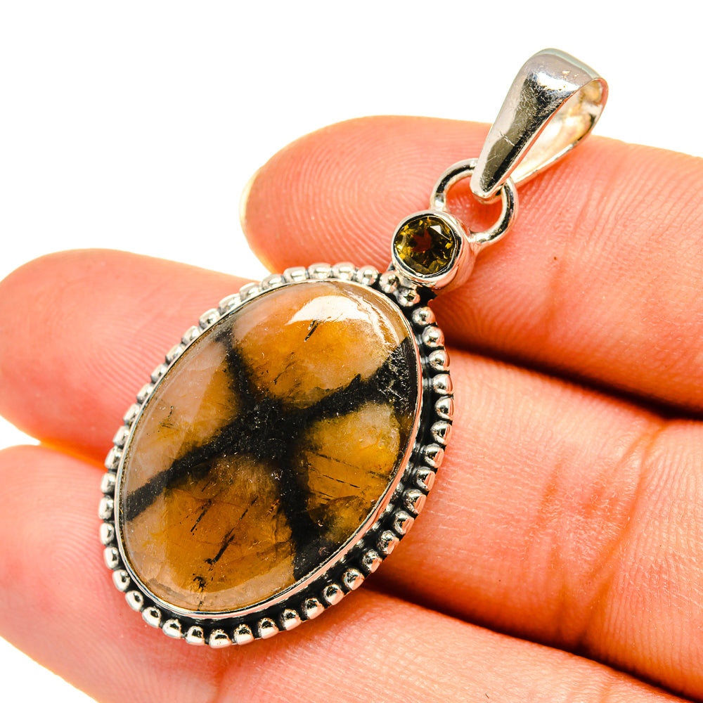 Chiastolite Pendants handcrafted by Anasilvercos - PD7938