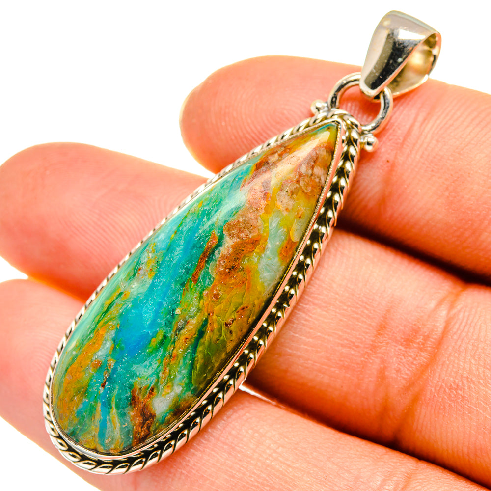Peruvian Opal Pendants handcrafted by Anasilvercos - PD7941
