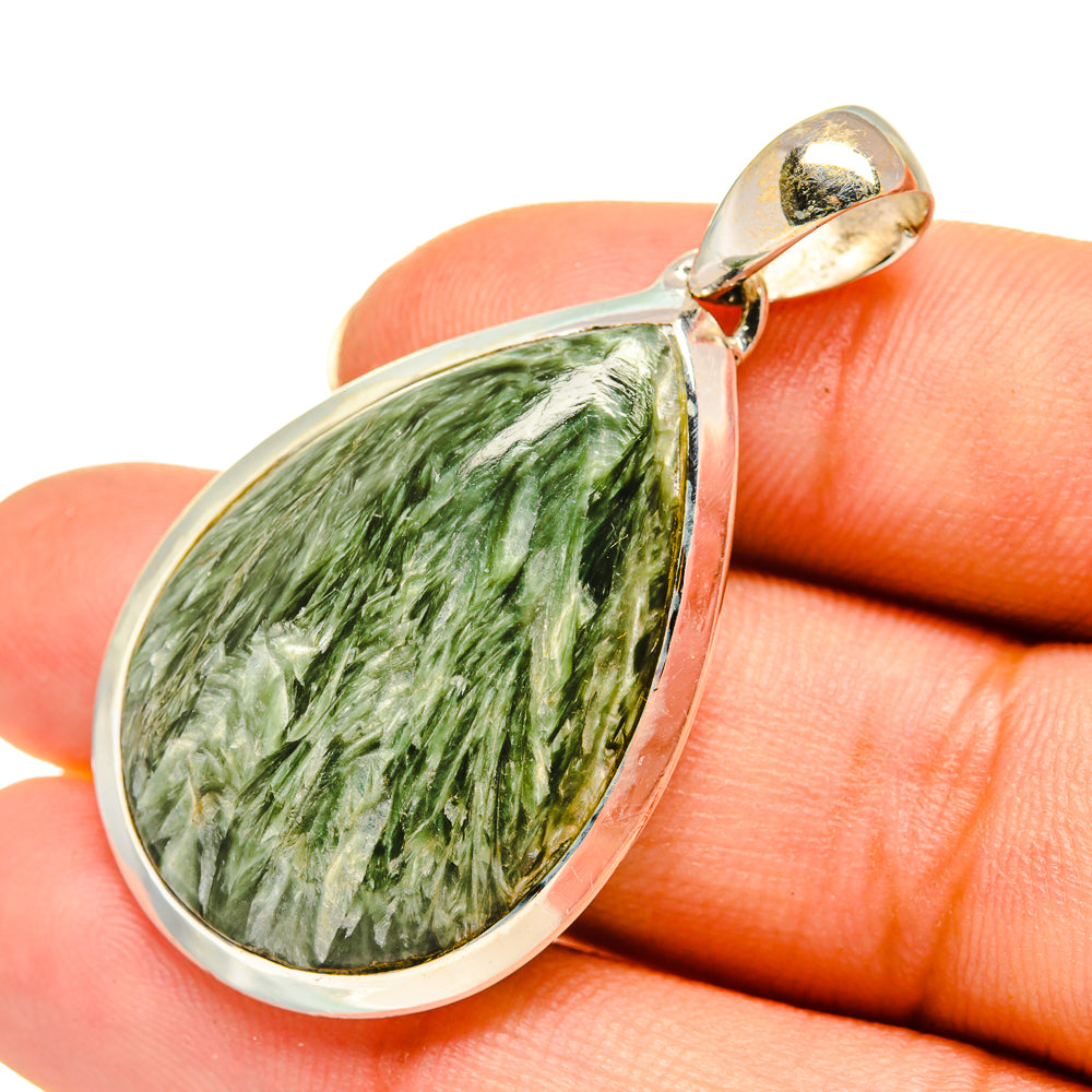 Seraphinite Pendants handcrafted by Anasilvercos - PD7944