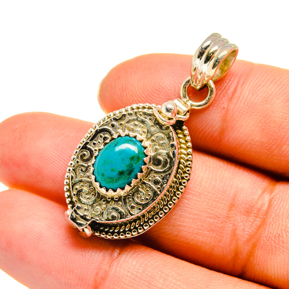 Arizona Turquoise Pendants handcrafted by Anasilvercos - PD7949