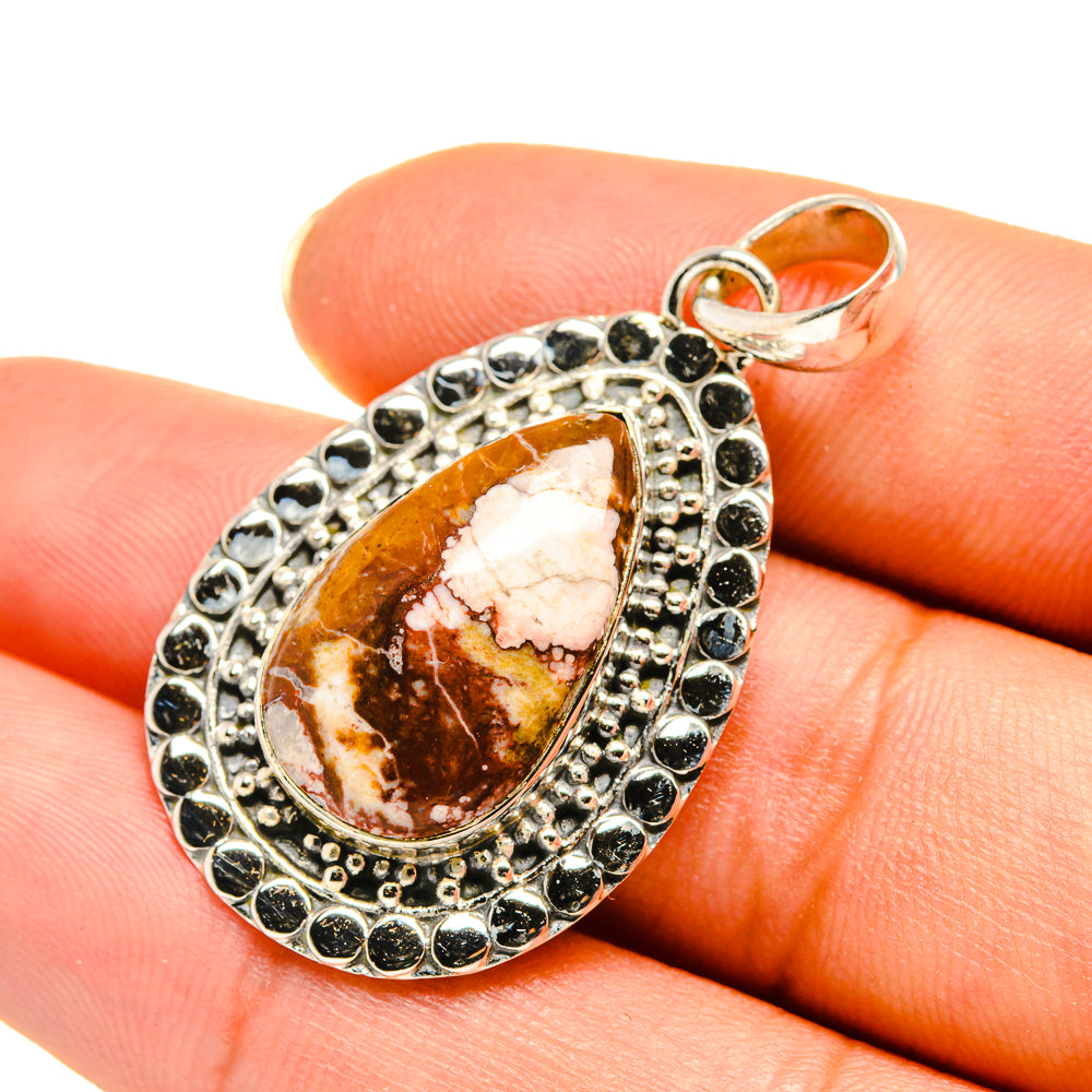 Wild Horse Jasper Pendants handcrafted by Anasilvercos - PD7959