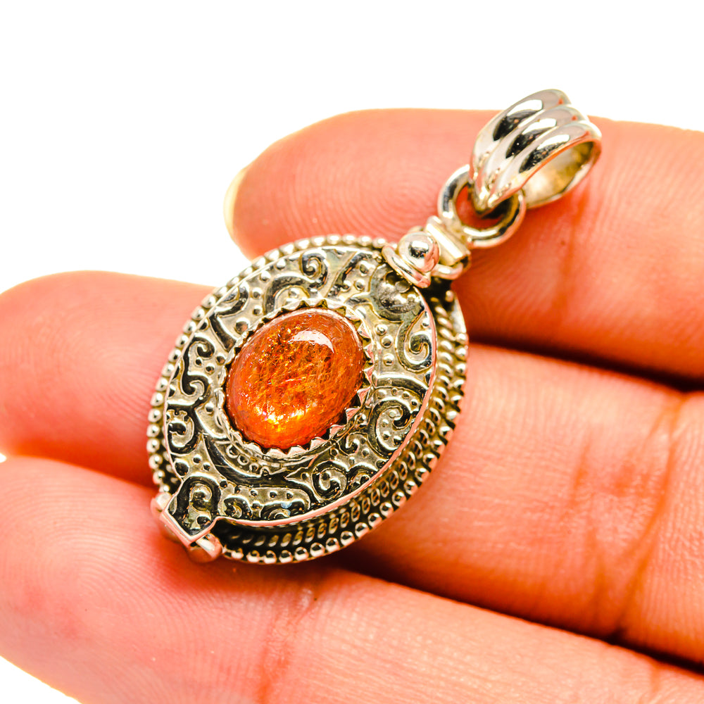 Sunstone Pendants handcrafted by Anasilvercos - PD7967