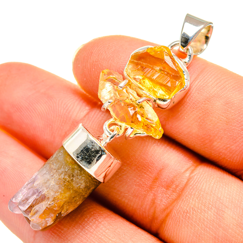 Amethyst Stalactite Pendants handcrafted by Anasilvercos - PD7968